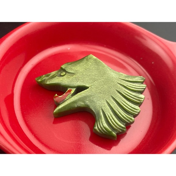 Antique Brooch Lot Victorian Edwardian Paste Glass Figural Estate Reseller AS IS - Picture 5 of 16